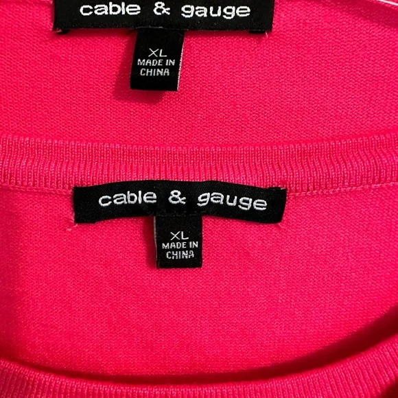 Cable and Gauge Sweater Set size XL - Picture 3 of 7